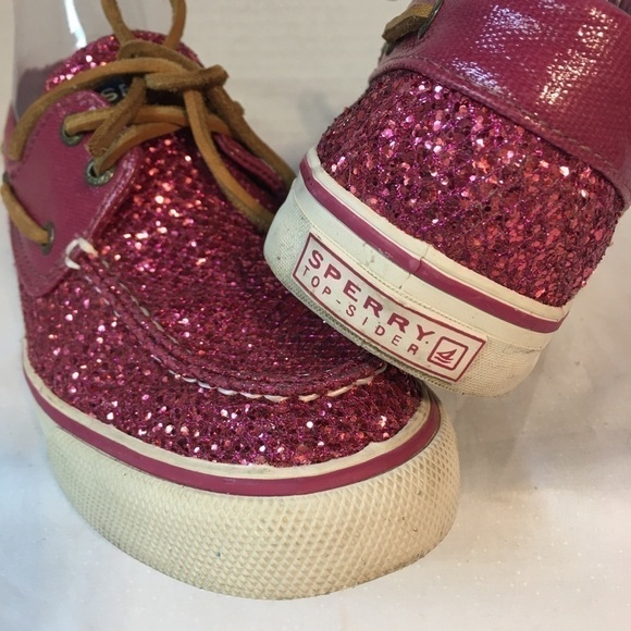 Sperry Top-Sider women raspberry glitter boat shoe - Picture 5 of 8
